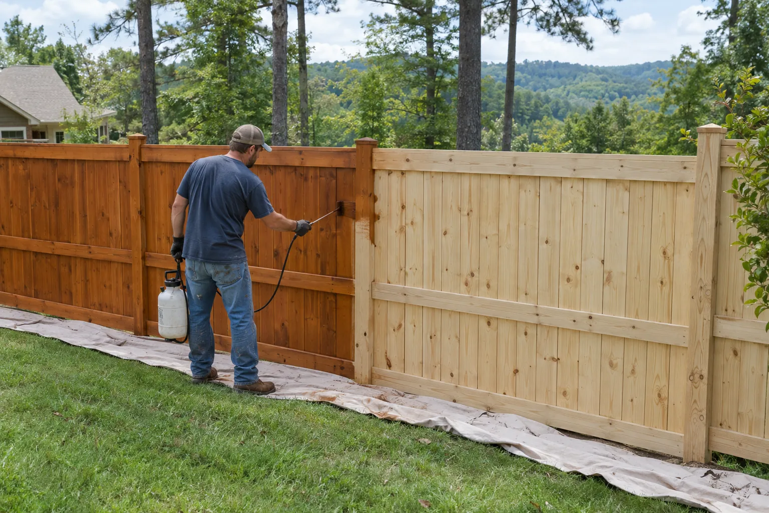 Fence Staining & Sealing in Birmingham, AL